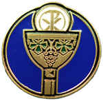 Christian Holy Eucharist Pin  