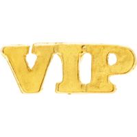 Gold VIP Lapel Pin