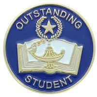 outstanding student pin