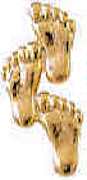 footprints pins