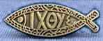 Antique IXOYE Fish Pin