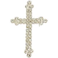 rhinestone cross  pin