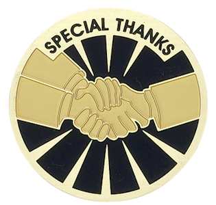 Special Thanks Pins  