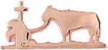 1118 Praying Cowboy Pin