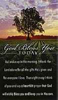 God Bless You Today Pocket Cards