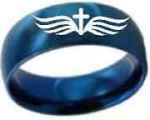 Winged Cross ring