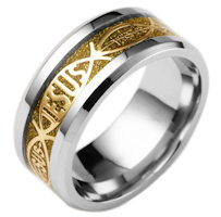 Sterling cross ring