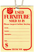 Small TSA ARC Furniture String Tag