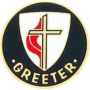 United Methodist Greeter Pin