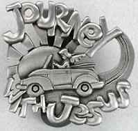 This Is The Day. pewter Visor Clip