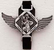 metal St. Chris bike clip