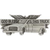 God Bless My Pickup Truck Visor Clip 