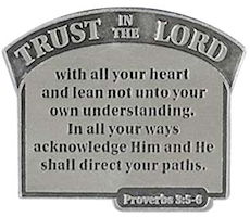 Trust In the Lord Visor Clip