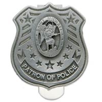 police visor clip