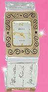 Virtues Cuff Watch  Silver and gold