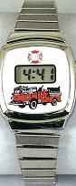 Fire Department Engine  Digital Watch