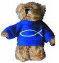 Jesus Fish Stuffed Bear