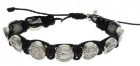 St Benedict Bracelet Oxidized Medals & Crucifix