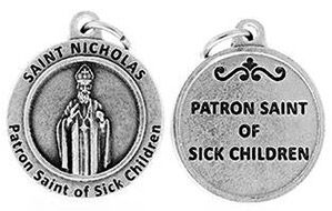St Nicholas Saint of Sick Children Charm