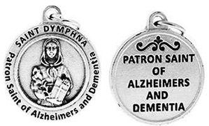 St Dymphna Patron Saint of Alzheimers Charm