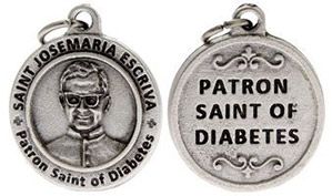 St Josemaria Escriva Patron Saint of Diabetes Charm