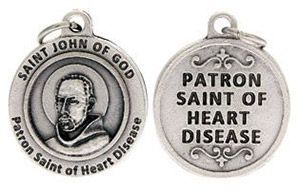 St John of God Patron Saint of Heart Disease Charm