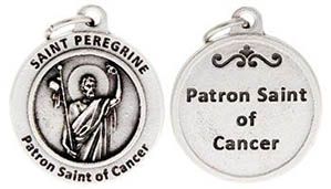 St Peregrine Patron Saint of Cancer Charm