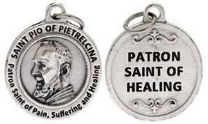 St Pio of Pietrelcina Patron Saint of Healing Charm