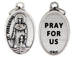 St. Peregrine Medal Charm - Saint Peregrine Medal