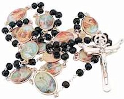 Stations of the Cross Rosary - Brown Wood