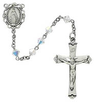 Miraculous Rosary with Swarovski Crystal Rosary Beads