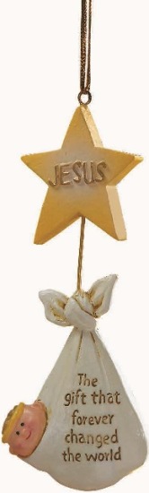 Baby Jesus Ornament With Star