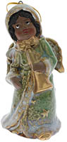 African American Christmas Angel Ornament