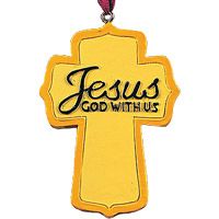Cross Christmas Ornaments - Jesus Christmas Ornaments