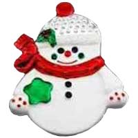 Snowman Brooch - Snowman Pin