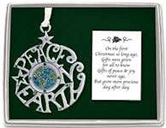 Peace On Earth Christmas Ornament