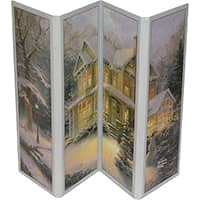 Thomas Kinkade Victorian Christmas Folding Photo Frame