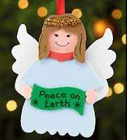 Peace On Earth Angel Tree Ornament
