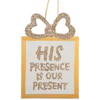 His Presence Christmas Ornaments - Christmas Tree Decorations
