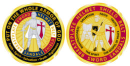  Put on the Armor of God - Deluxe Challenge Coin