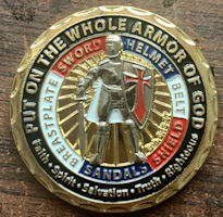 Put on the Armor of God - Deluxe Challenge Coin