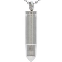 Stainless Steel Bullet Necklace