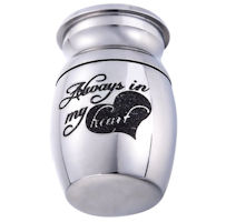 Always in My Heart Cremation Ash Mini Urn