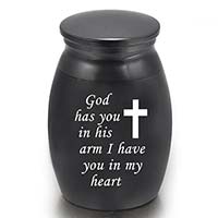 God Has You in His Arms Cremation Mini Urn