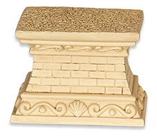 Small Brick Garden Pedestal