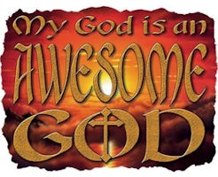 My God is an Awesome God T-Shirt Size to 3X