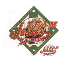 Team Jesus Softball T-Shirt, Sizes to 3X