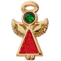 Christmas Angel Pin - Guardian Angel Brooch Pin
