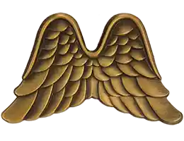 Antique Gold Angel Wings Pins