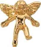 14 Karat Gold Angel Pin